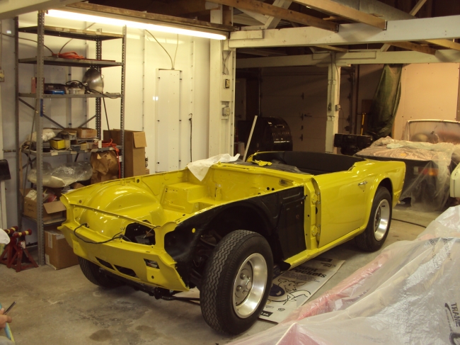 Yellow TR6