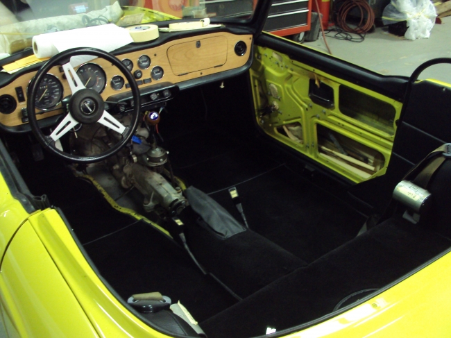 Yellow TR6