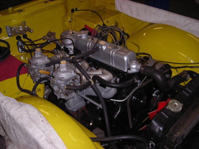 Yellow TR6